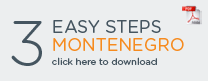3 Easy Steps Montenegro